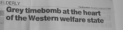 Crisis For The Eldely, The Guardian, 27/1/96